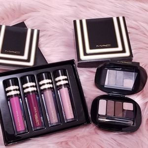 NIB Mac lip gloss & shadow palette